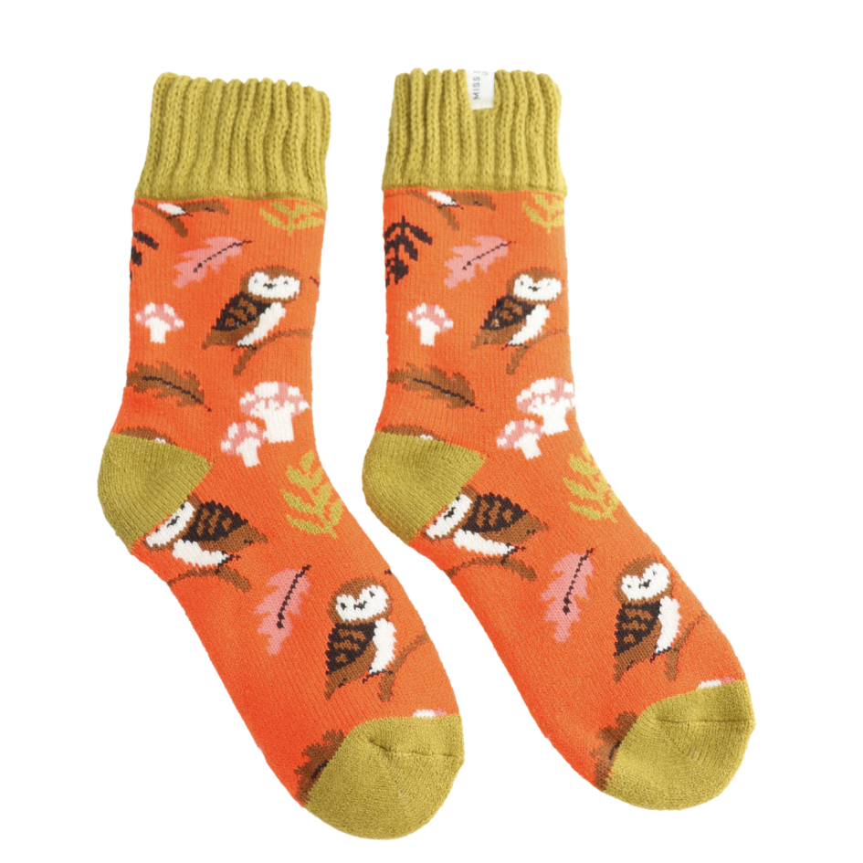 Miss Sparrow Winter Woodland Burnt Orange