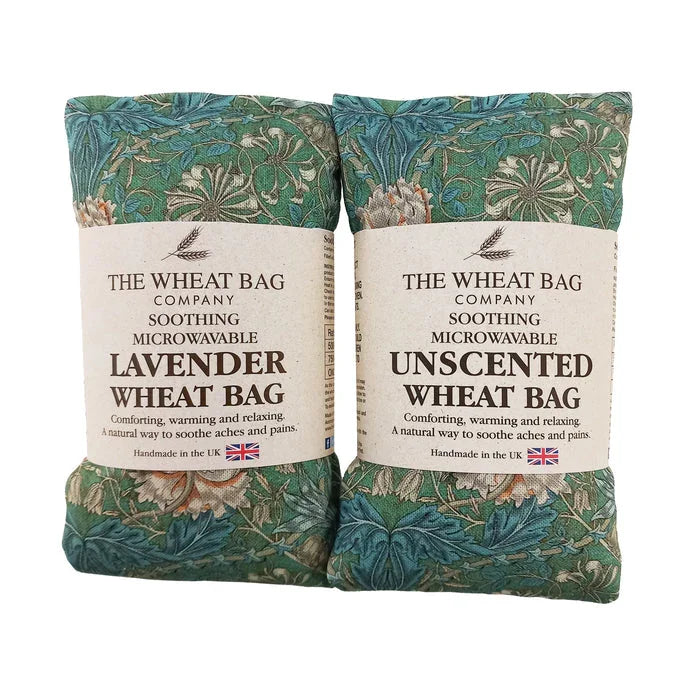 William Morris Honeysuckle Seaspray Cotton Wheat Bag - Unscented
