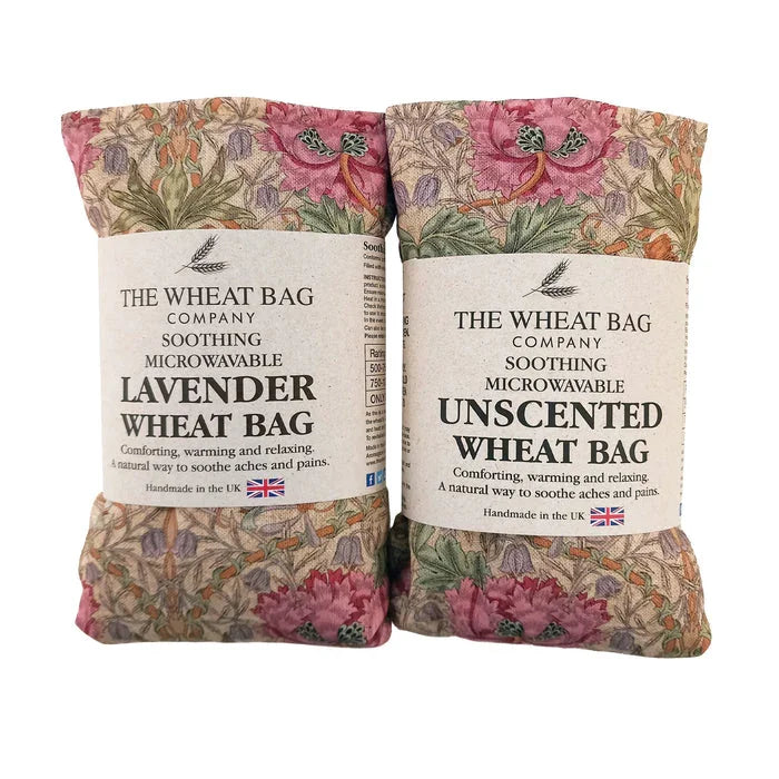 William Morris Honeysuckle Rose Cotton Wheat Bag - Unscented