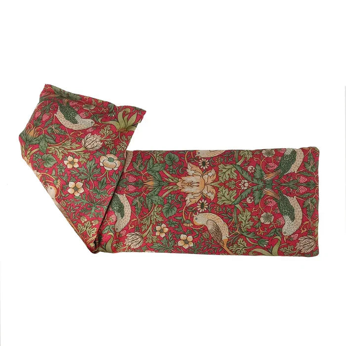 William Morris Strawberry Thief Crimson Cotton Wheat Bag - Unscented
