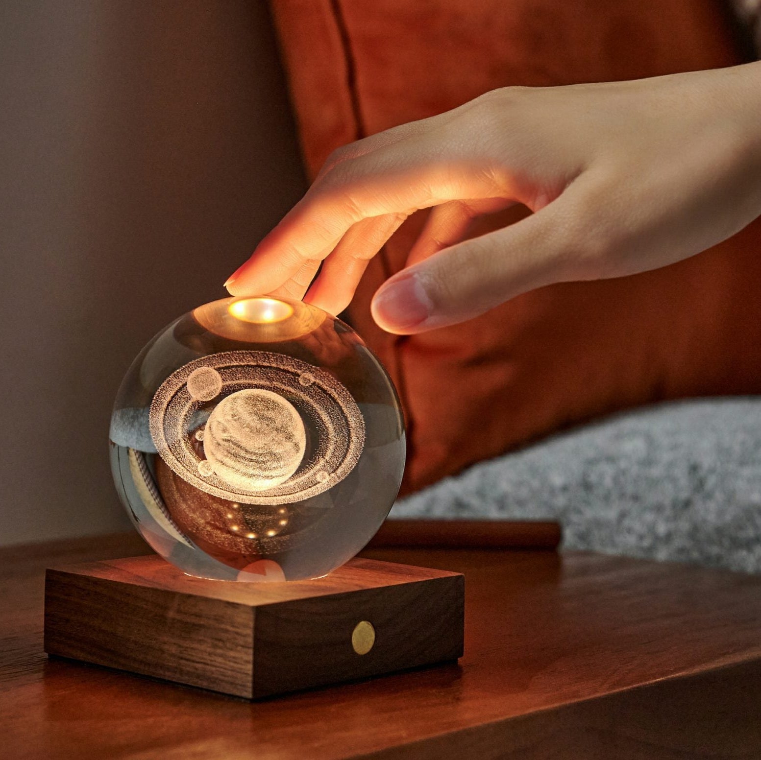 Gingko Amber Crystal Light - Saturn