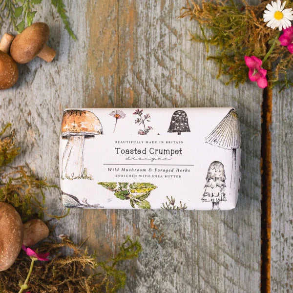 Toasted Crumpet –  Wild Mushroom & Foraged Herbs