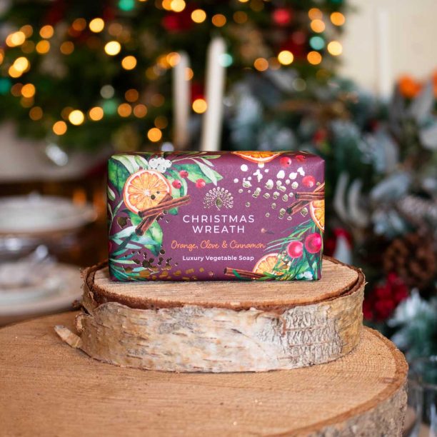 Christmas Tidings Christmas Wreath Soap