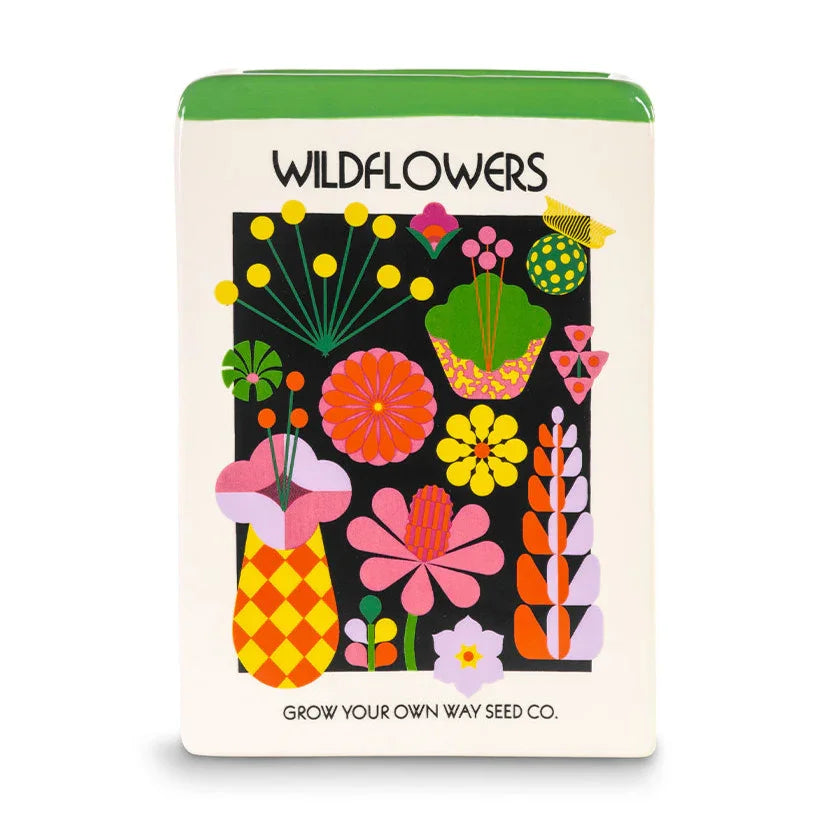 Wildflower Seeds Vase