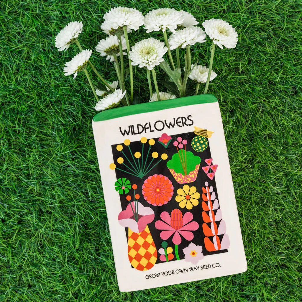 Wildflower Seeds Vase