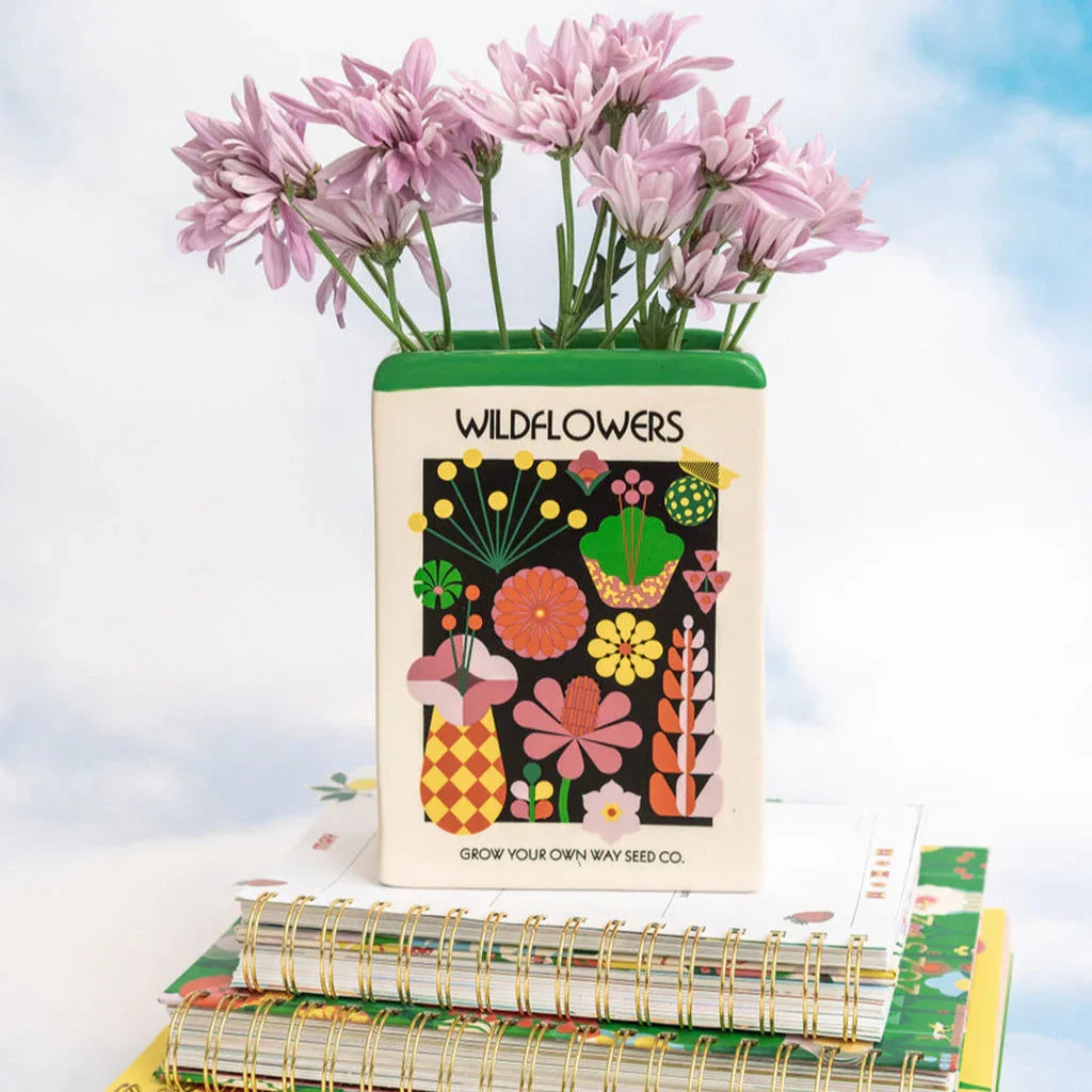 Wildflower Seeds Vase