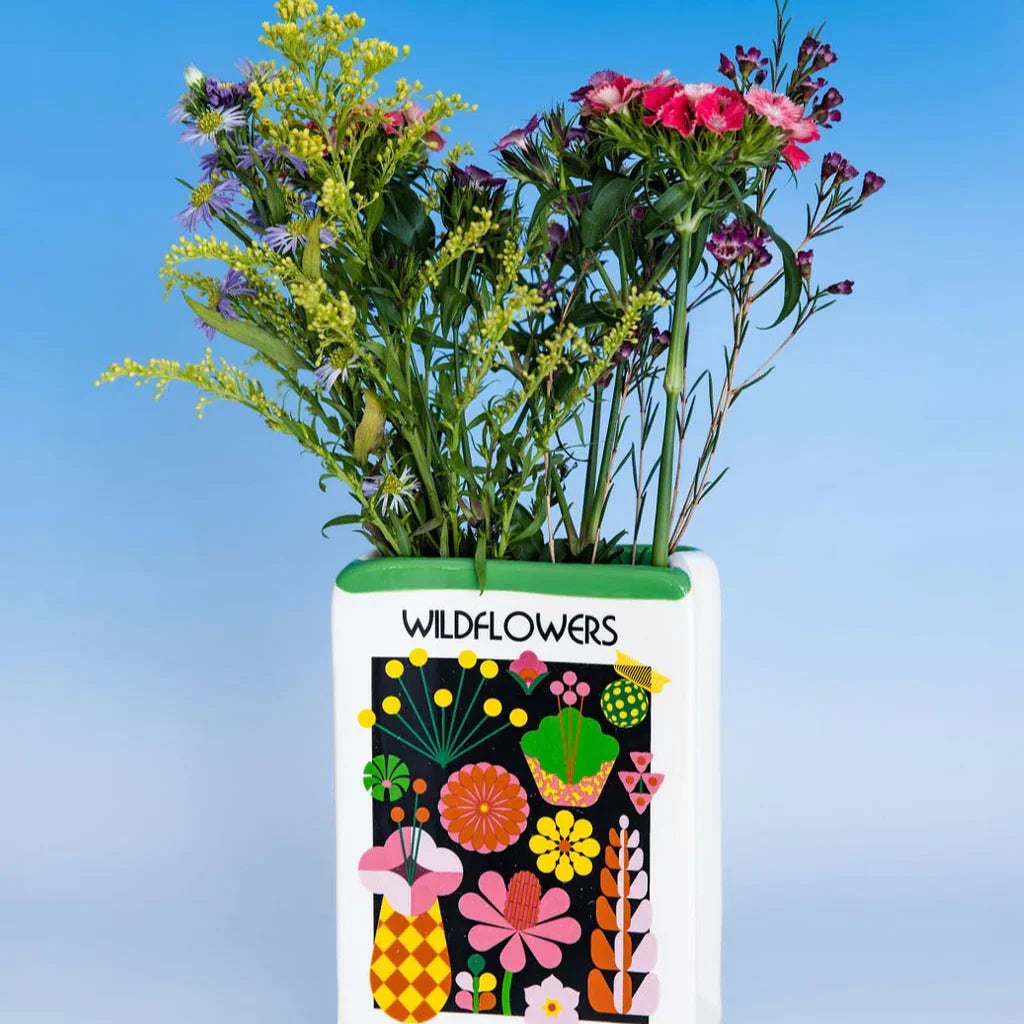 Wildflower Seeds Vase