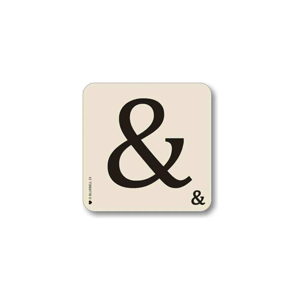 Alphabet Coasters Table Decoration