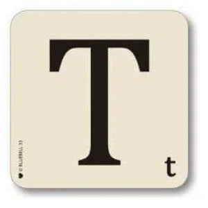 Alphabet Coasters Table Decoration