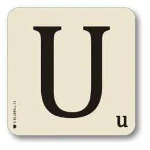 Alphabet Coasters Table Decoration