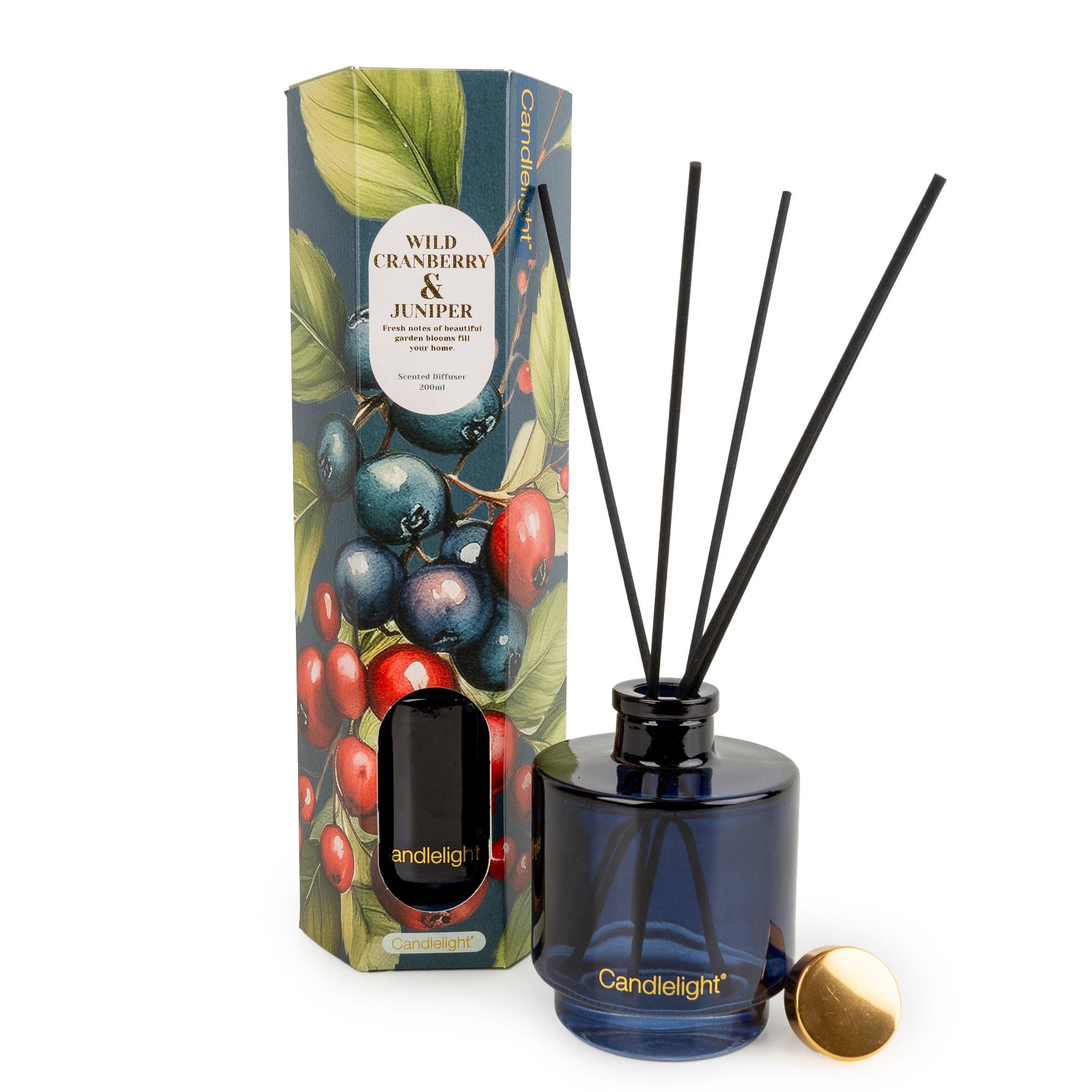 Candlelight Reed Diffuser - Wild Cranberry & Juniper