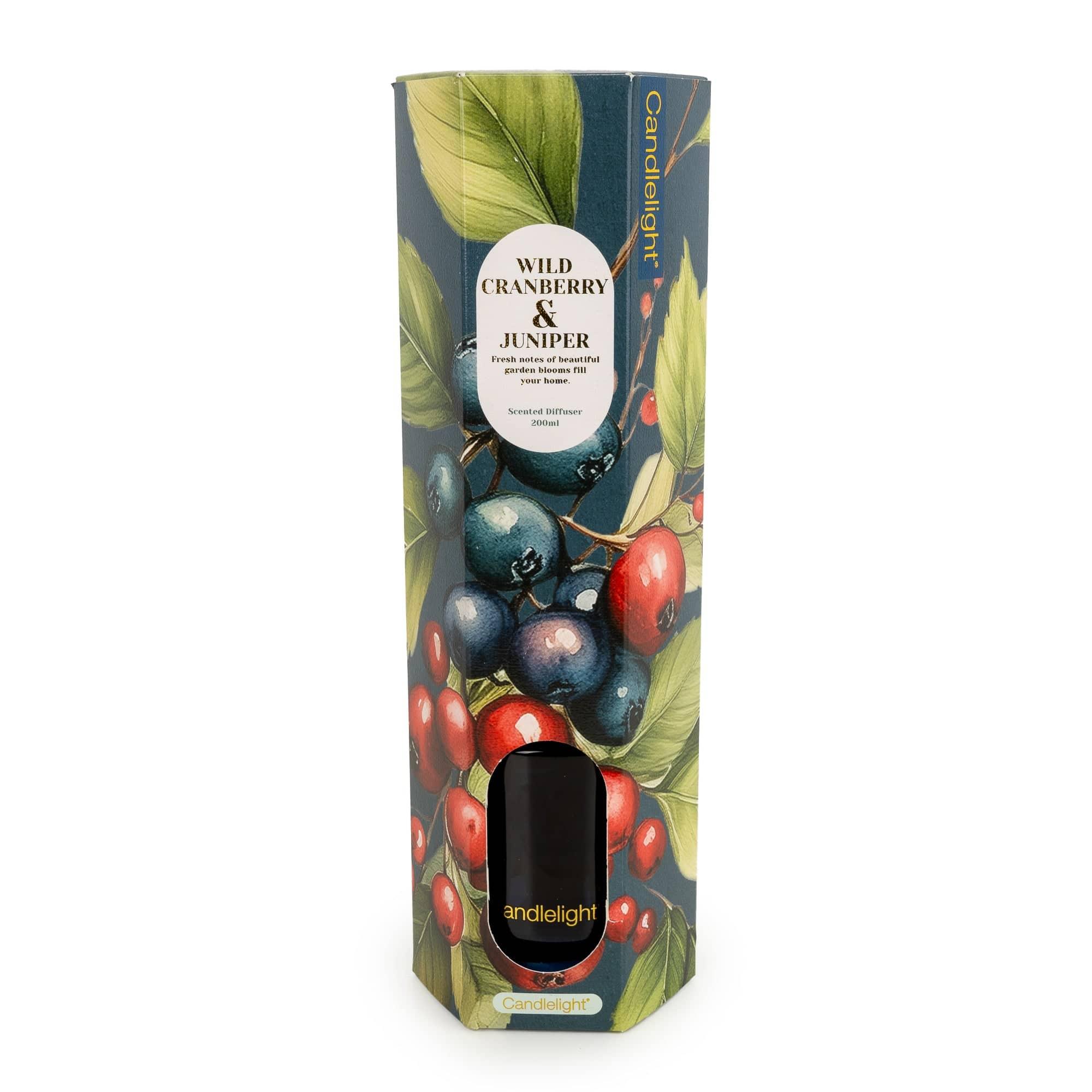 Candlelight Reed Diffuser - Wild Cranberry & Juniper