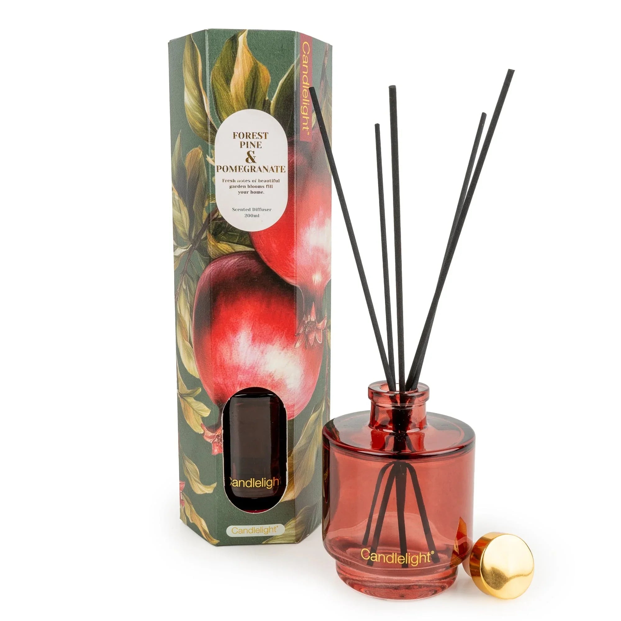 Candlelight Reed Diffuser - Forest Pine & Pomegranate