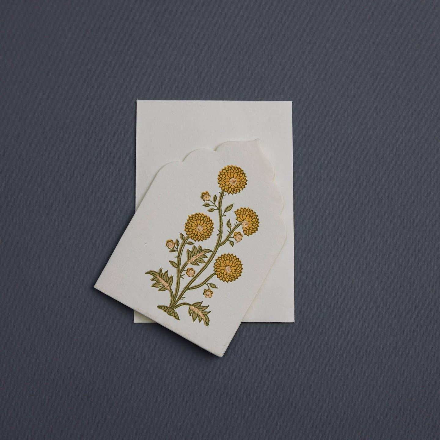 Sandook Topaz Boxed Artisan Notecard Set of 6
