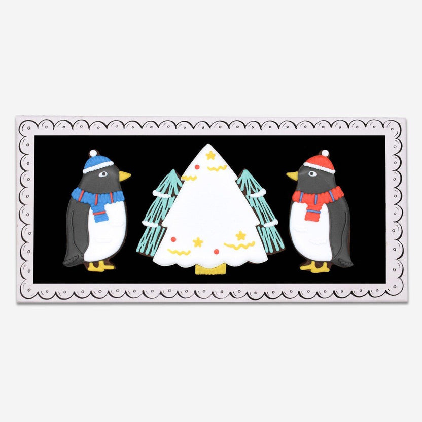 Biscuiteers  Christmas Penguin Biscuits