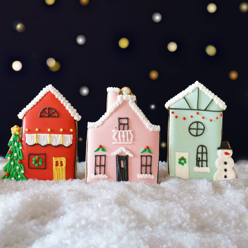 Biscuiteers  Christmas Village Biscuits