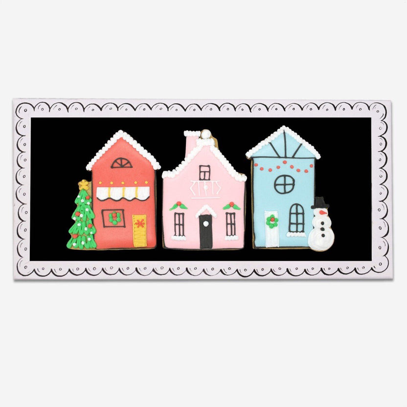 Biscuiteers  Christmas Village Biscuits