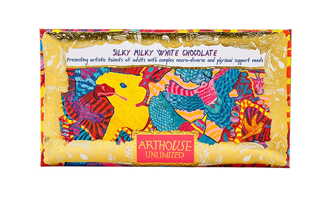 Arthouse Unlimited Chocolate - Silky Milky White Chocolate Bar with Madagascan Vanilla