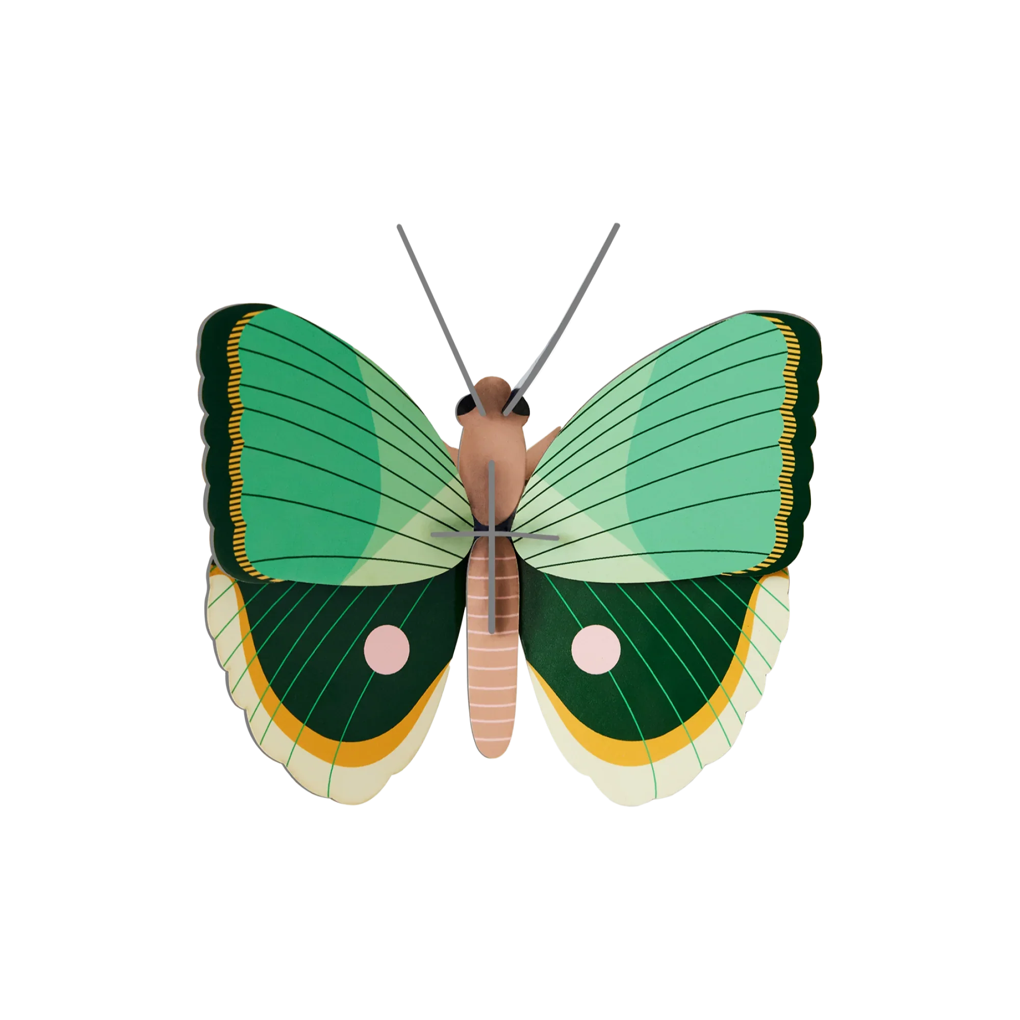 Fern Striped Butterfly - Wall Art