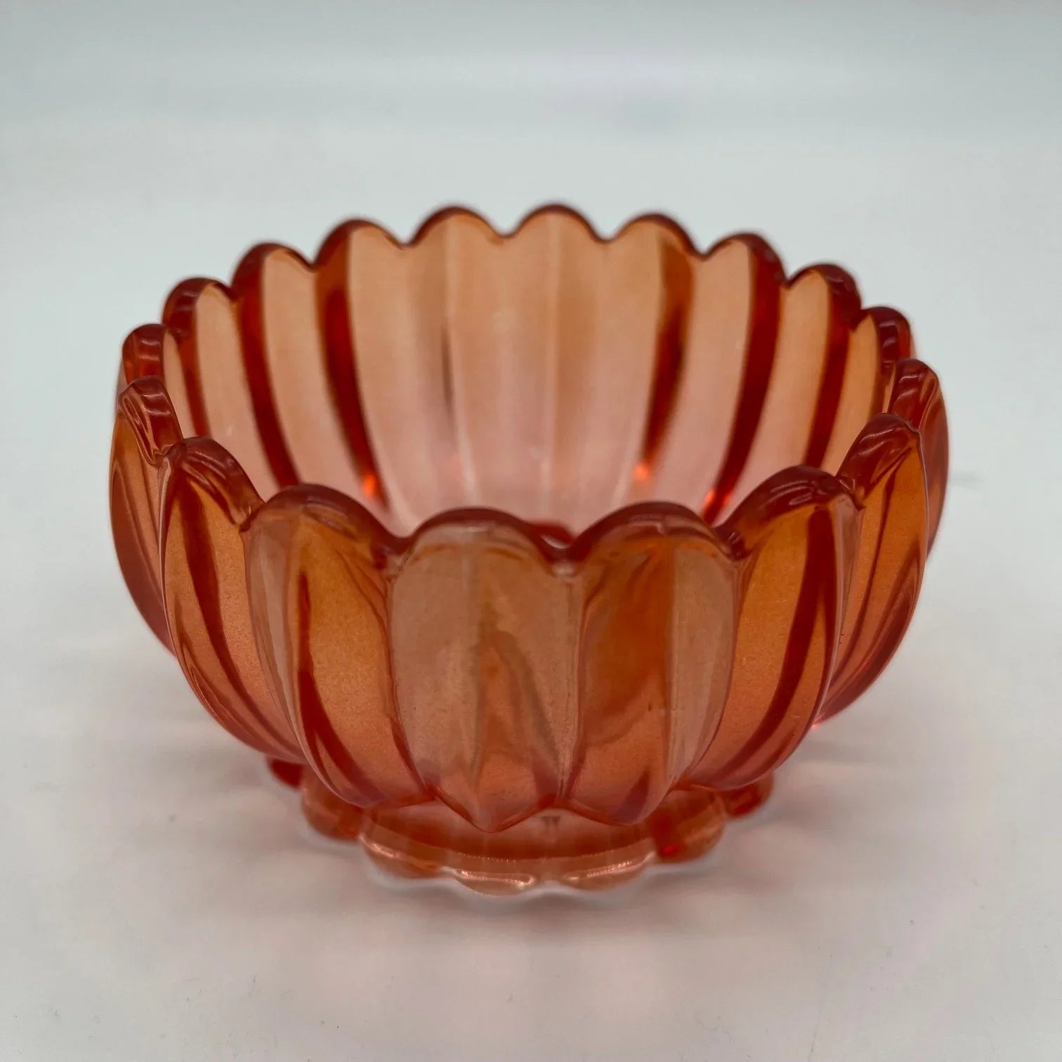 Flower Tealight - Citrus Orange