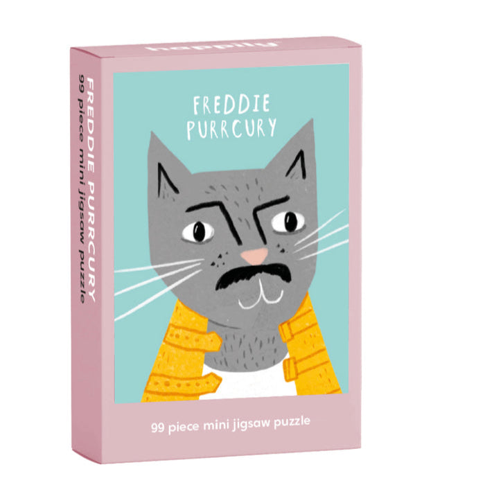 Freddie Purrcury - 99 Piece Mini Jigsaw Puzzle