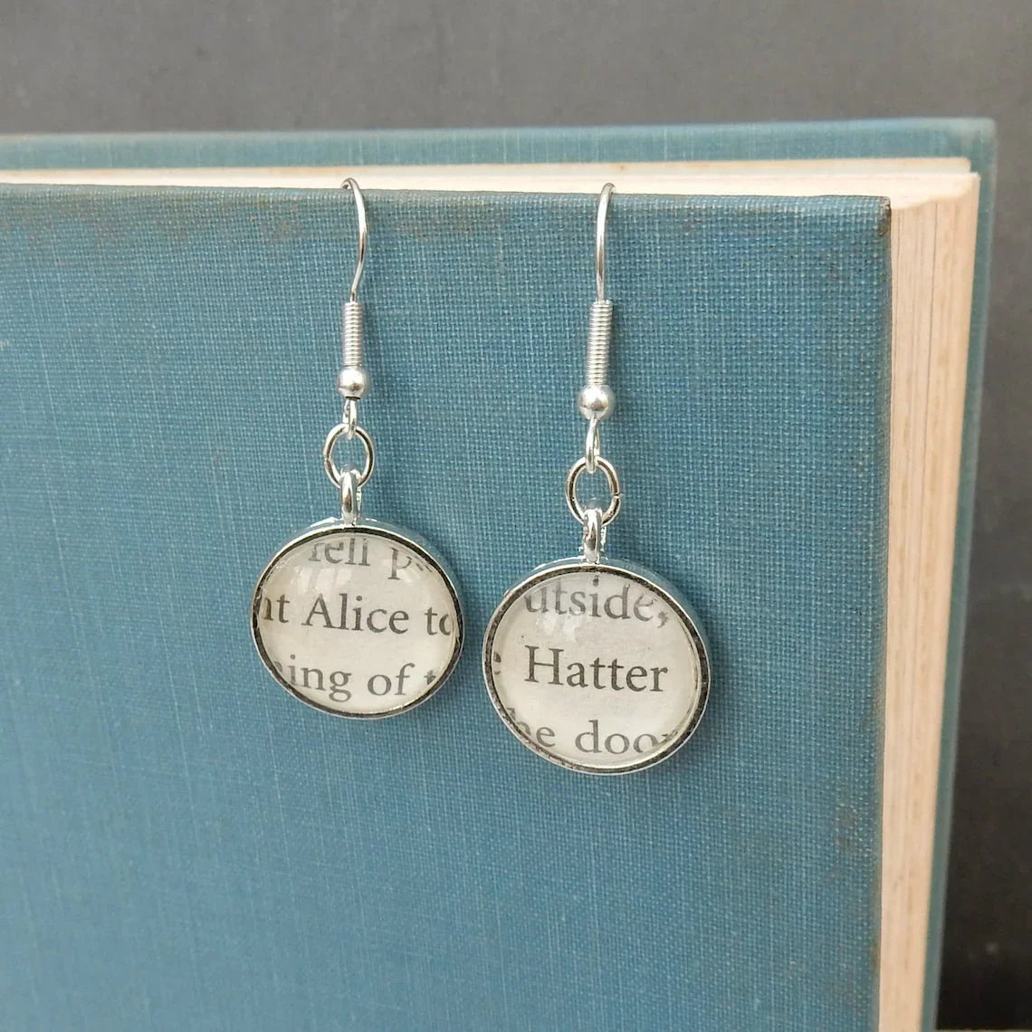 Alice in Wonderland Earrings - Alice & Hatter