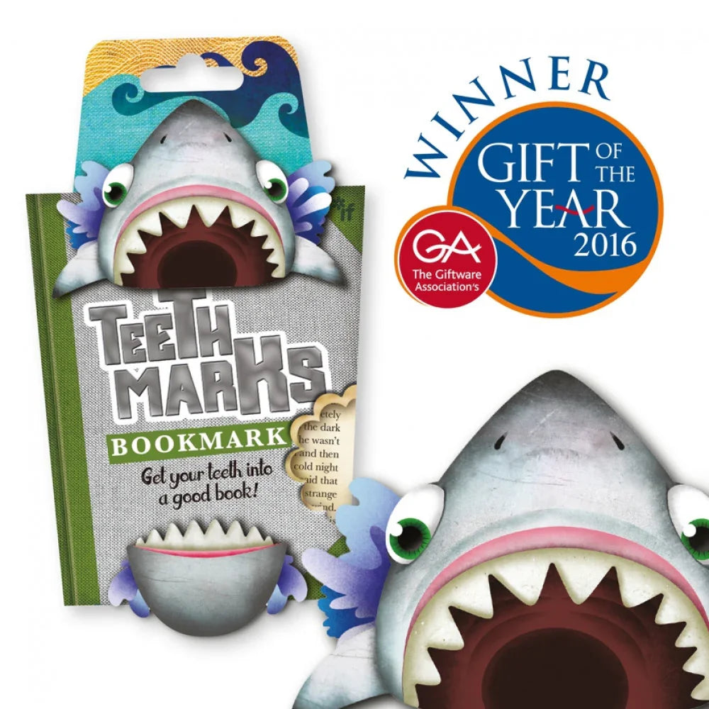 Shark Teethmarks Bookmark