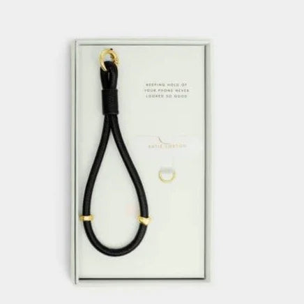 Phone Wristlet Strap - Black - Katie Loxton
