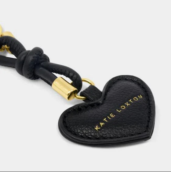 Key to My Heart - Black Heart Keyring - Katie Loxton