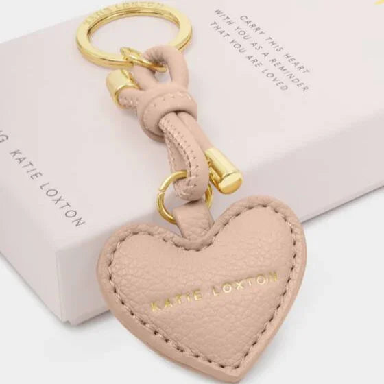 Key to My Heart - Pink Heart Keyring - Katie Loxton