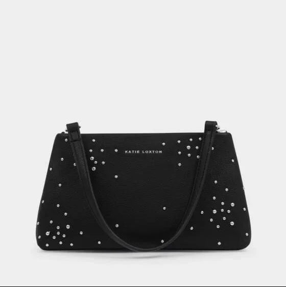Nova Studded Wristlet Clutch Black - Katie Loxton