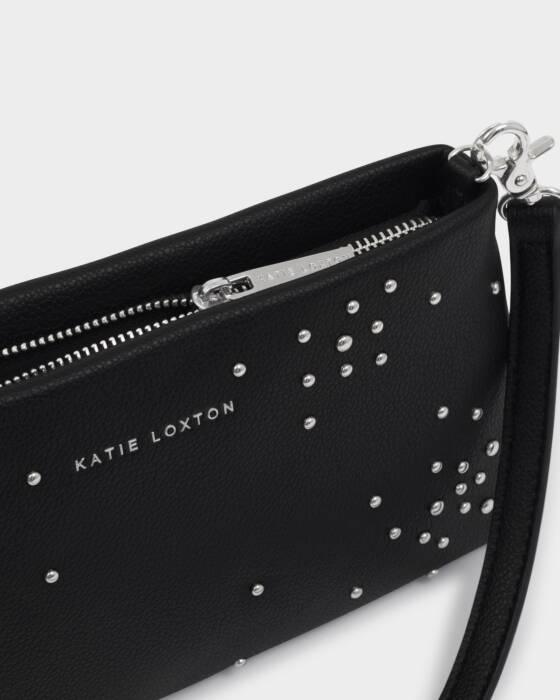 Nova Studded Wristlet Clutch Black - Katie Loxton