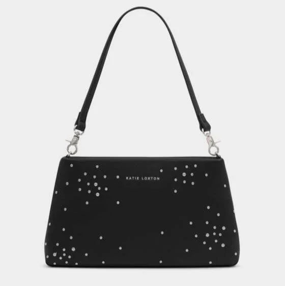 Nova Studded Wristlet Clutch Black - Katie Loxton