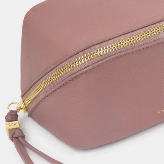 Fold-Out Mirror Makeup Bag Rose Pink - Katie Loxton