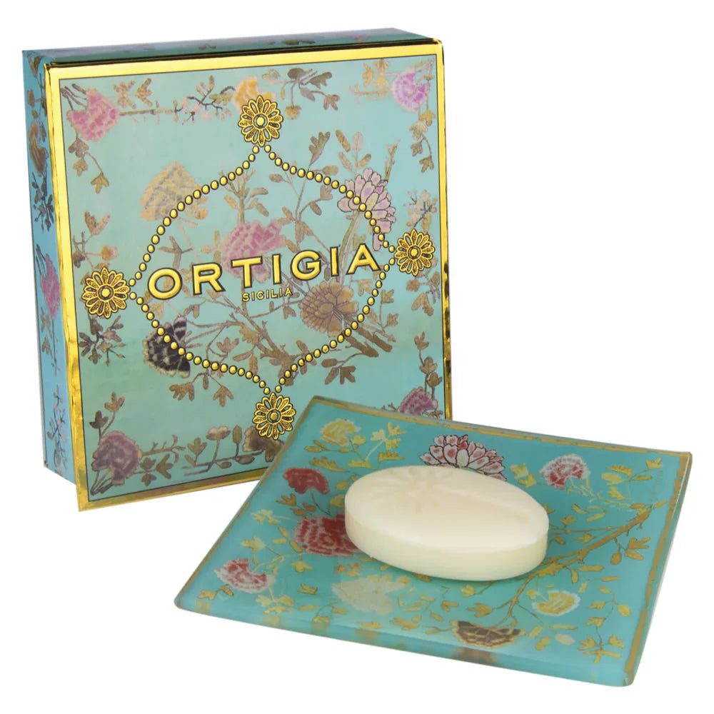 Ortigia Florio Glass Plate & Soap