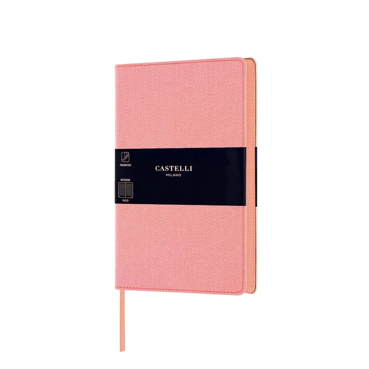 Castelli - Harris Medium Ruled Notebook - Petal Rose