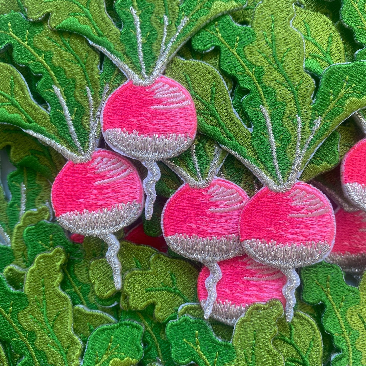 Radish Iron on Patch