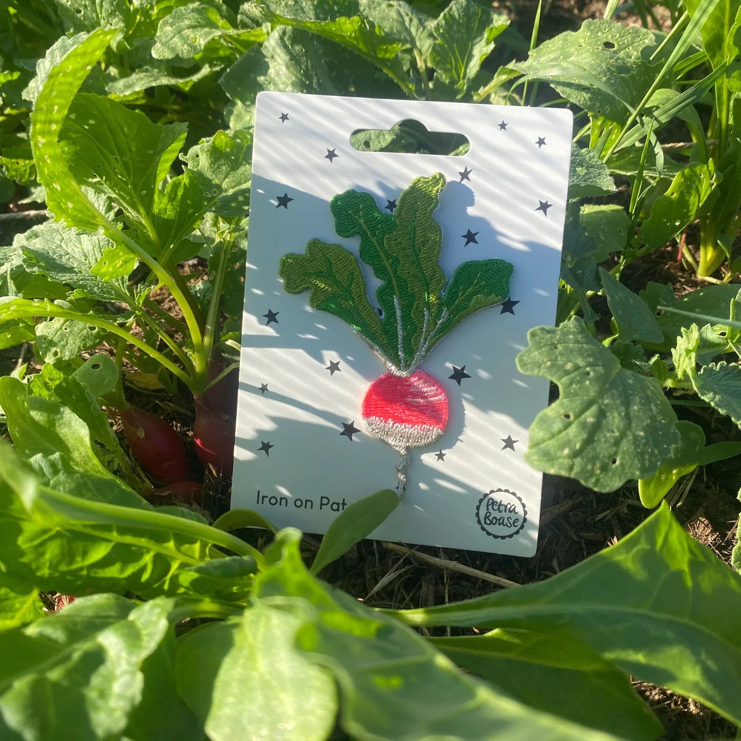 Radish Iron on Patch