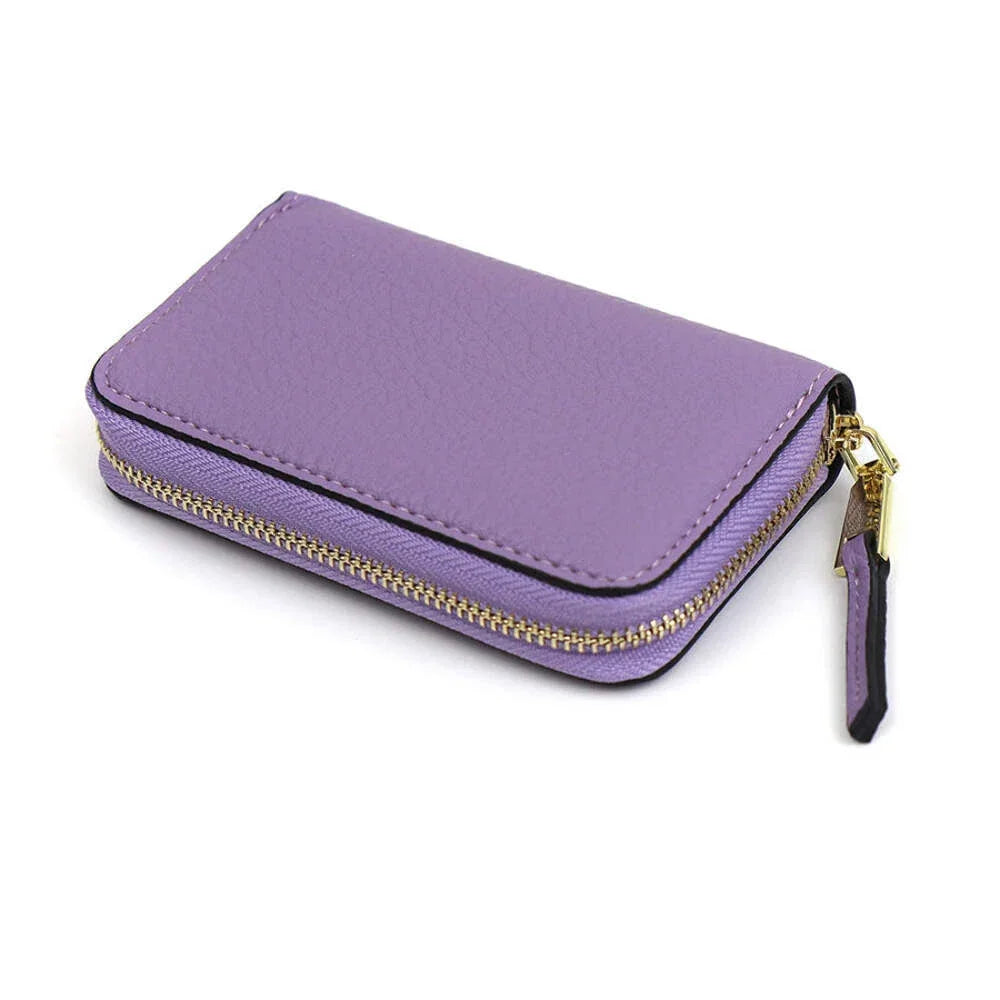 Pom - Faux Leather Small Coin Purse Lilac