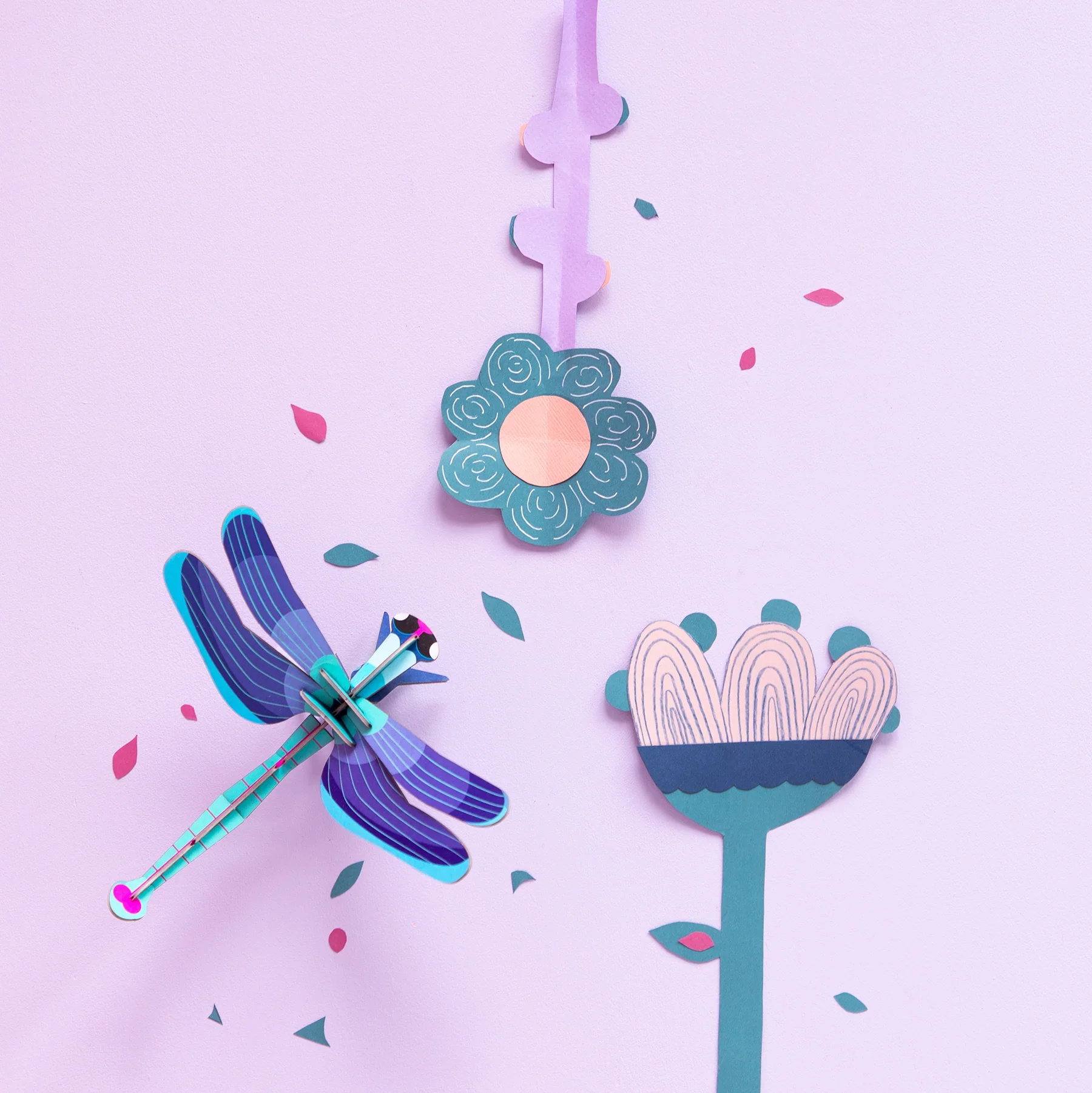 Sapphire Dragonfly - Wall Art