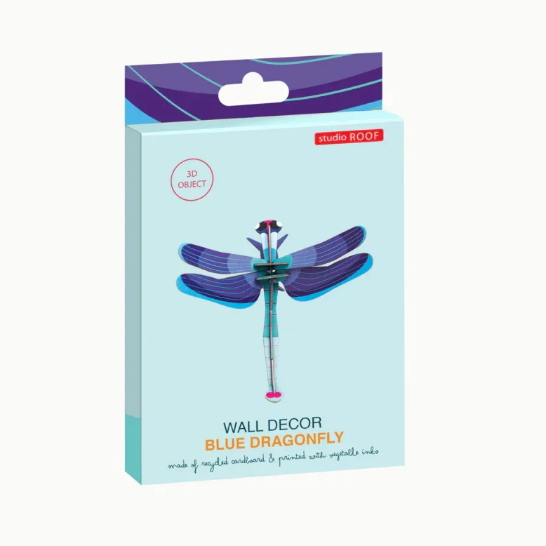 Sapphire Dragonfly - Wall Art