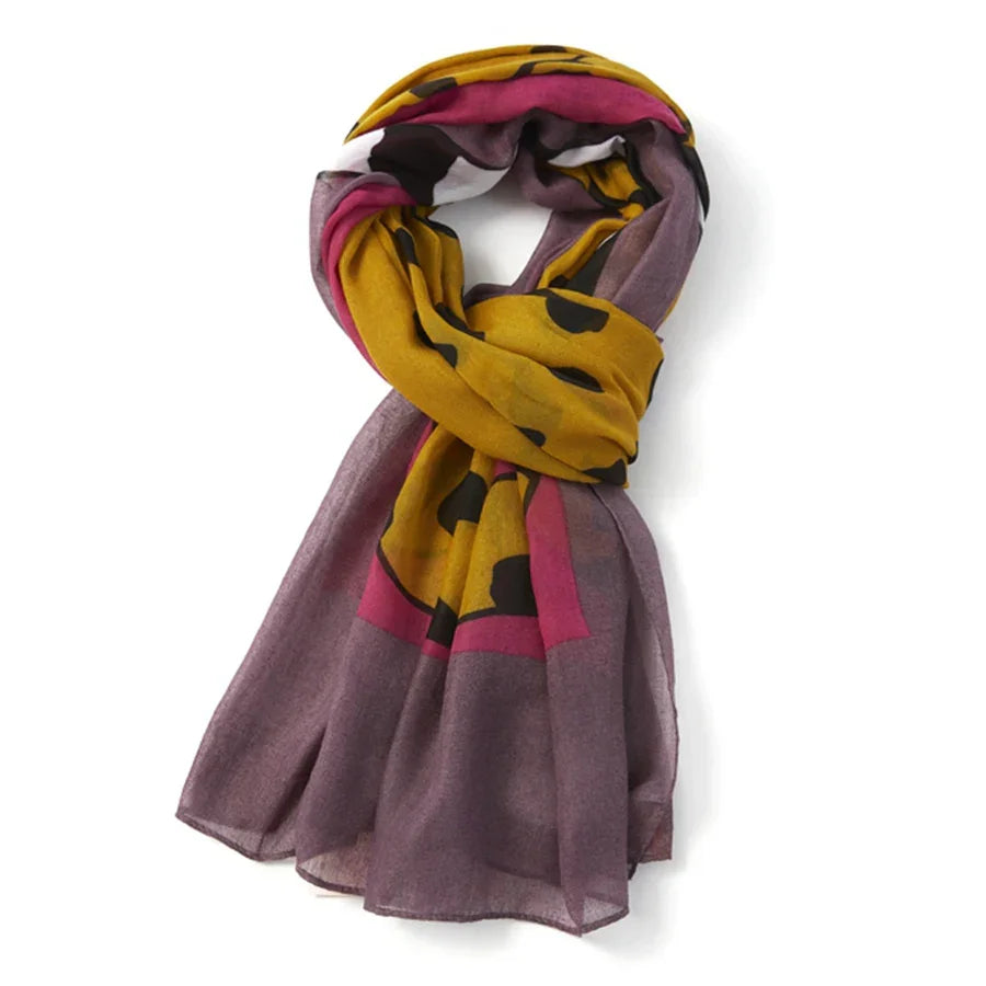 Cheetah Scarf Fuchsia