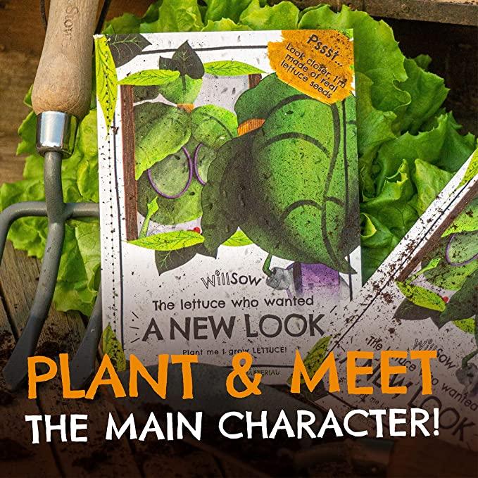 Plantable Seed Book -The Lettuce Who Wanted A New Look