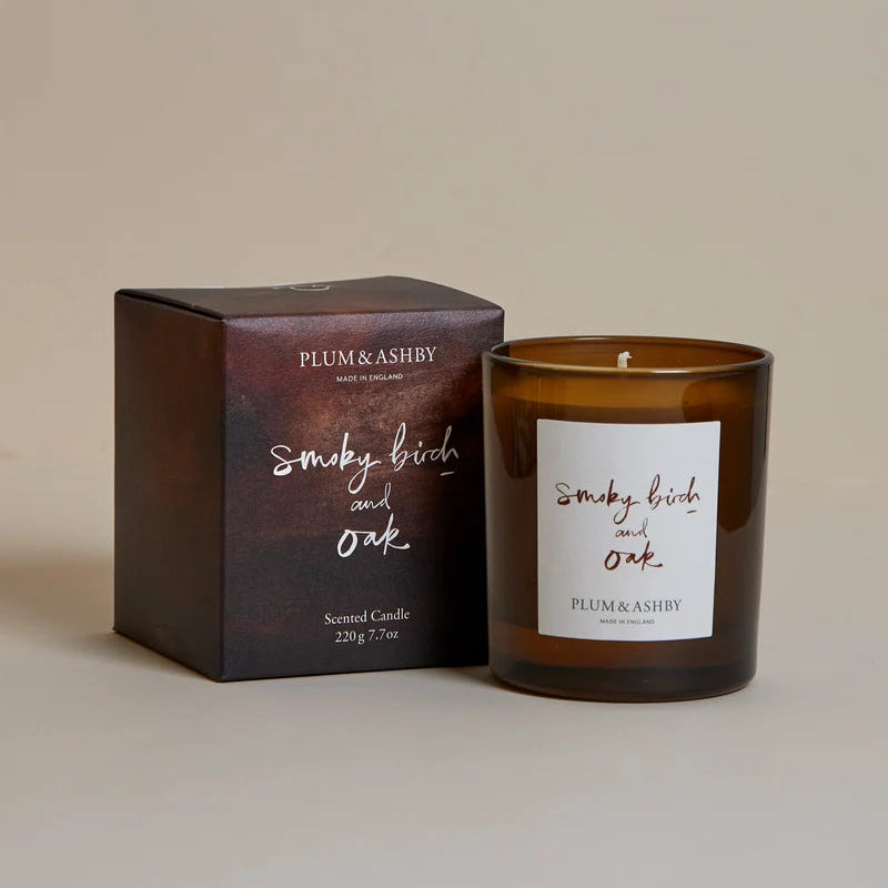 Plum & Ashby - Smoky Birch & Oak Candle