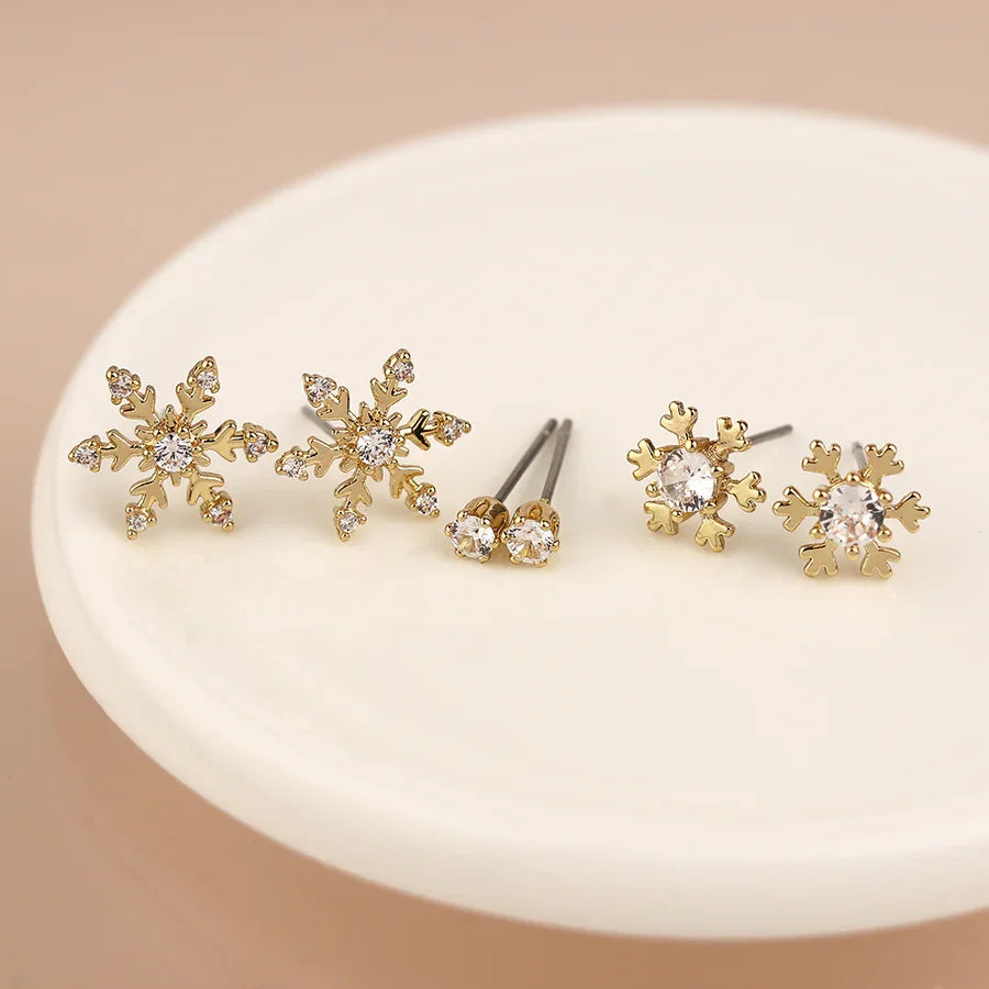 Crystal Snowflakes Christmas Letterbox Gift Box