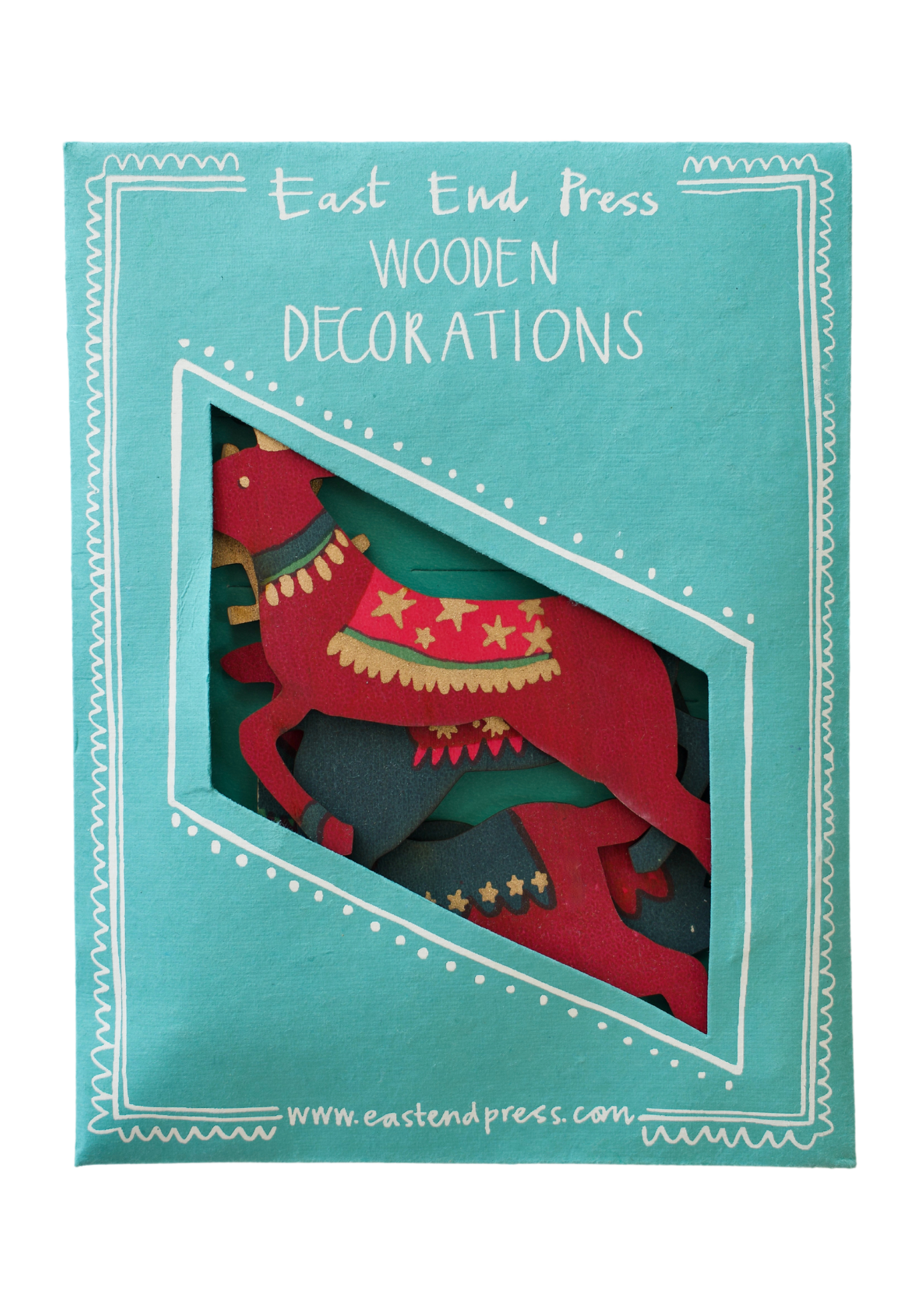 Wooden Reindeer Christmas Decoration
