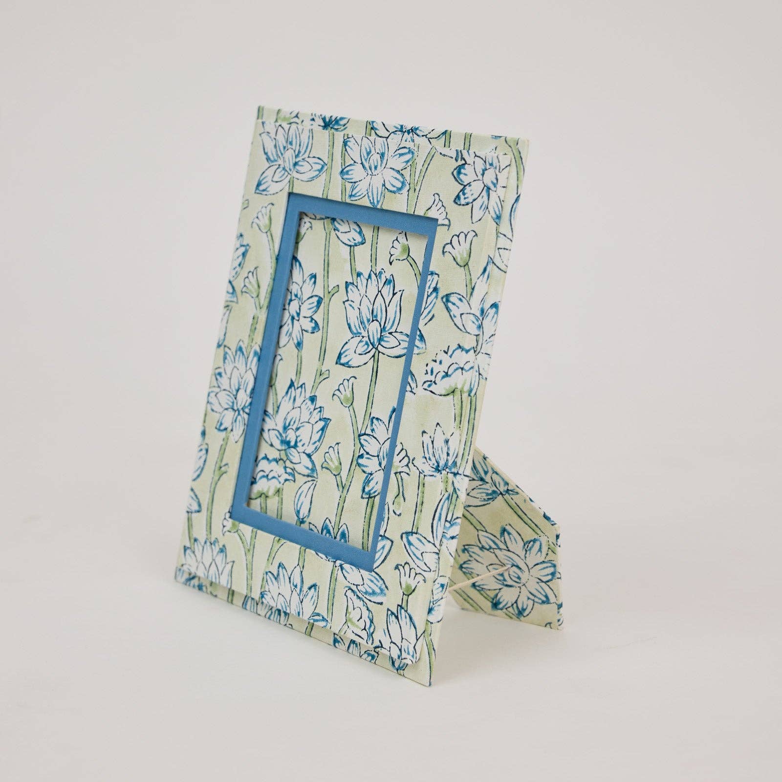Paper  Mirchi - Photo Frame - Lotus Indigo