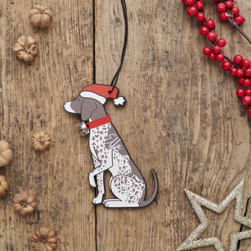 German Shorthaired Pointer Christmas Decoration