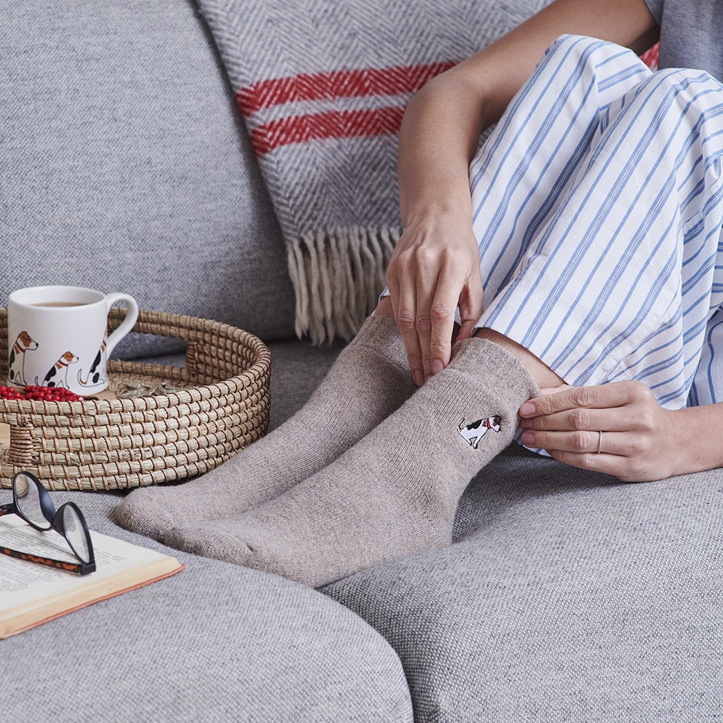 Jack Russell Dog Walking Socks