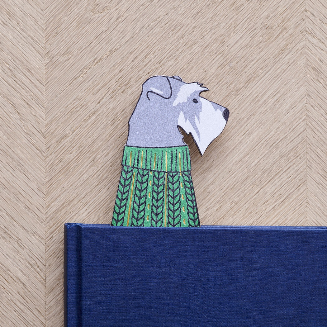 Grey Schnauzer Bookmark